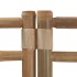 Biombo plegable de 3 paneles bambú y lona 120