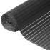 Nature Valla ocultación jardín doble cara PVC gris antracita 1,5x3
