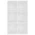 Estantería/Aparador madera de ingeniería blanco 66x30x98