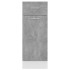 Armario bajo cajón madera ingeniería gris hormigón