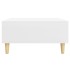 Mesa de centro madera contrachapada blanco 60x60x30