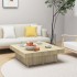 Mesa de centro madera contrachapada roble Sonoma 90x90x28