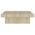 Mesa de centro madera contrachapada roble Sonoma 90x90x28