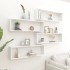 Estante cubo de pared 4 uds madera contrachapada 100x15x30