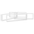Estante cubo de pared 4 uds madera contrachapada 100x15x30