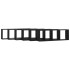 Estantes cubo de pared 6 uds contrachapado negro 80x15x26,5