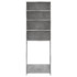 Armario de lavadora gris hormigón 64x24x190
