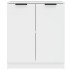 Aparador de madera contrachapada blanco 60x30x70