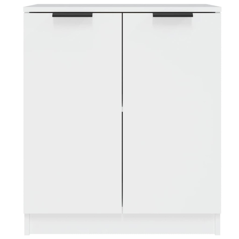 Aparador de madera contrachapada blanco 60x30x70