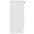 Aparador de madera contrachapada blanco 60x30x70