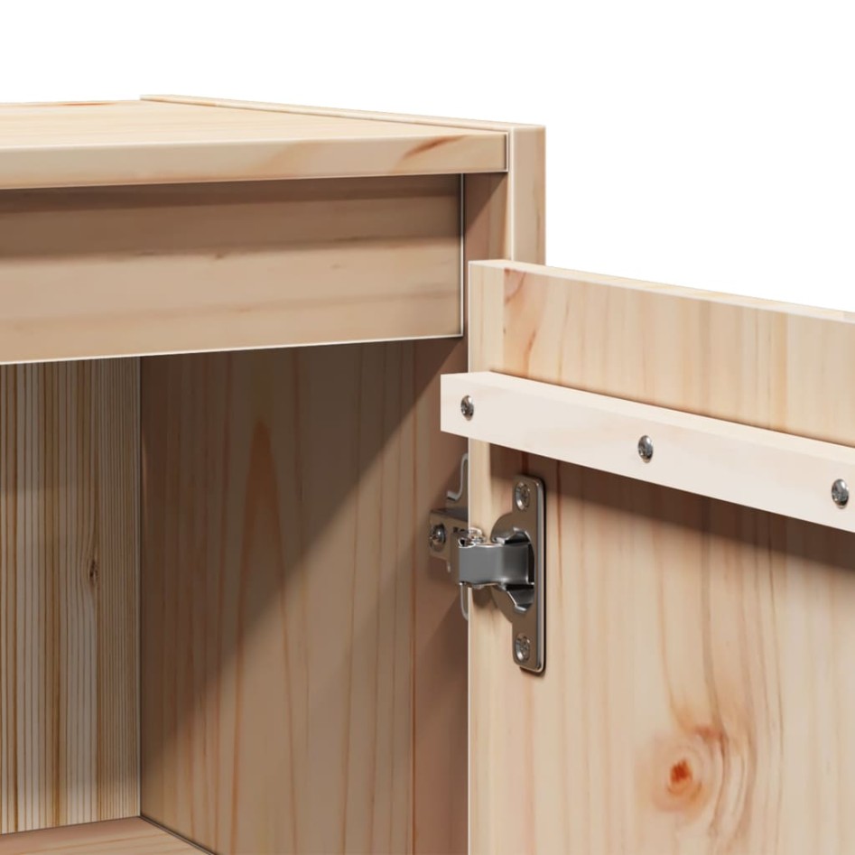 Armario de pared de madera maciza de pino 30x30x60