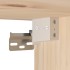 Armario de pared de madera maciza de pino 30x30x60