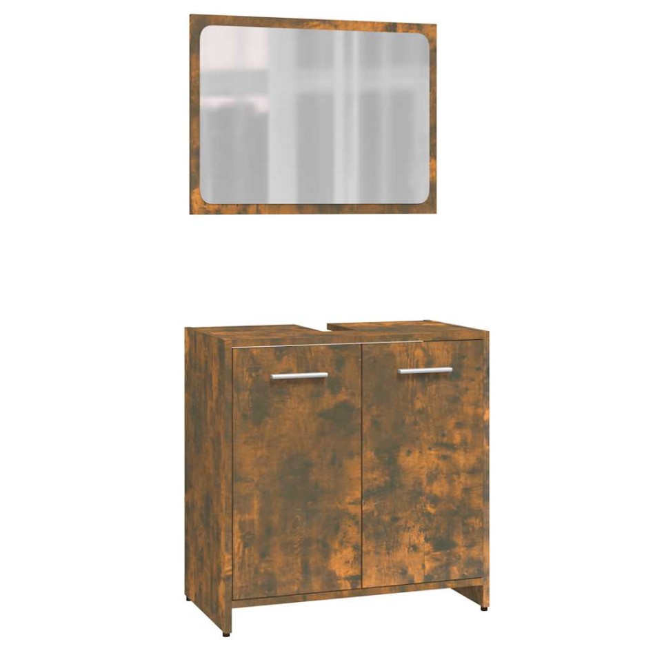 Set de muebles de baño madera contrachapada color roble