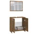 Set de muebles de baño madera contrachapada color roble