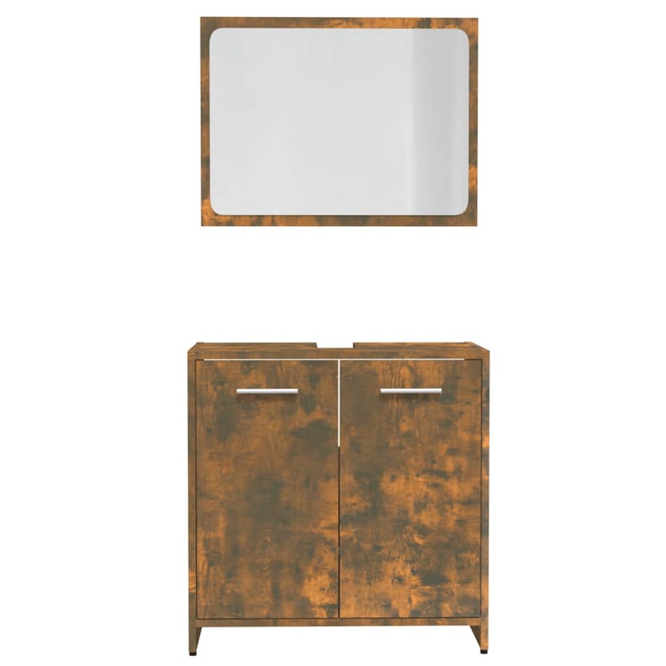 Set de muebles de baño madera contrachapada color roble