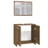 Set de muebles de baño madera contrachapada color roble