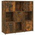 Estantería madera contrachapada color roble ahumado 90x30x90