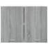 Armario colgante madera ingeniería gris Sonoma 80x31x60