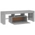 Mueble de TV con luces LED gris Sonoma 120x35x40