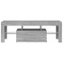 Mueble de TV con luces LED gris Sonoma 120x35x40