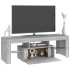 Mueble de TV con luces LED gris Sonoma 120x35x40