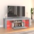 Mueble de TV con luces LED gris Sonoma 120x35x40