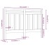 Cabecero de cama madera maciza de pino blanco 141x4x100