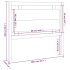 Cabecero de cama madera maciza de pino blanco 105,5x4x100