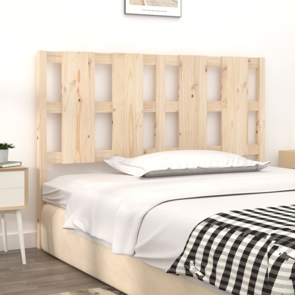 Cabecero de cama madera maciza de pino 140,5x4x100