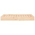 Estructura de cama sin colchón madera maciza 100x200