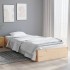 Estructura cama individual sin colchón madera maciza 90x190