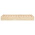 Estructura cama individual sin colchón madera maciza 90x190