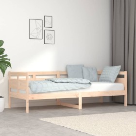 Sofá cama madera maciza de pino 80x200