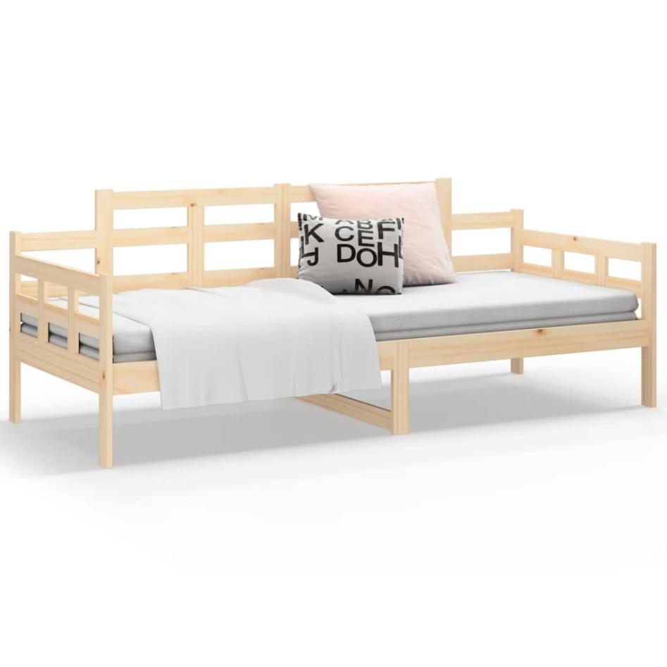 Sofá cama madera maciza de pino 90x190