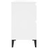 Armario para lavabo madera contrachapada blanco 80x33x60
