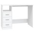 Escritorio cajones madera contrachapada blanco 102x50x76