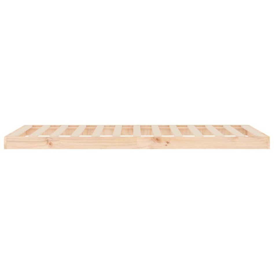 Estructura de cama madera maciza de pino 90x190