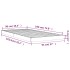 Estructura de cama madera maciza de pino 90x190