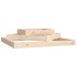 Jardinera de madera maciza de pino 112x112x27
