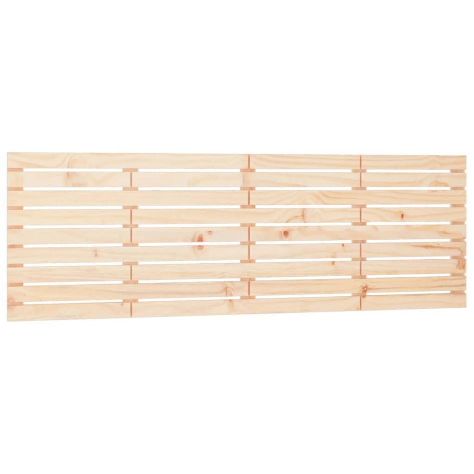 Cabecero de cama de pared madera maciza de pino 186x3x63