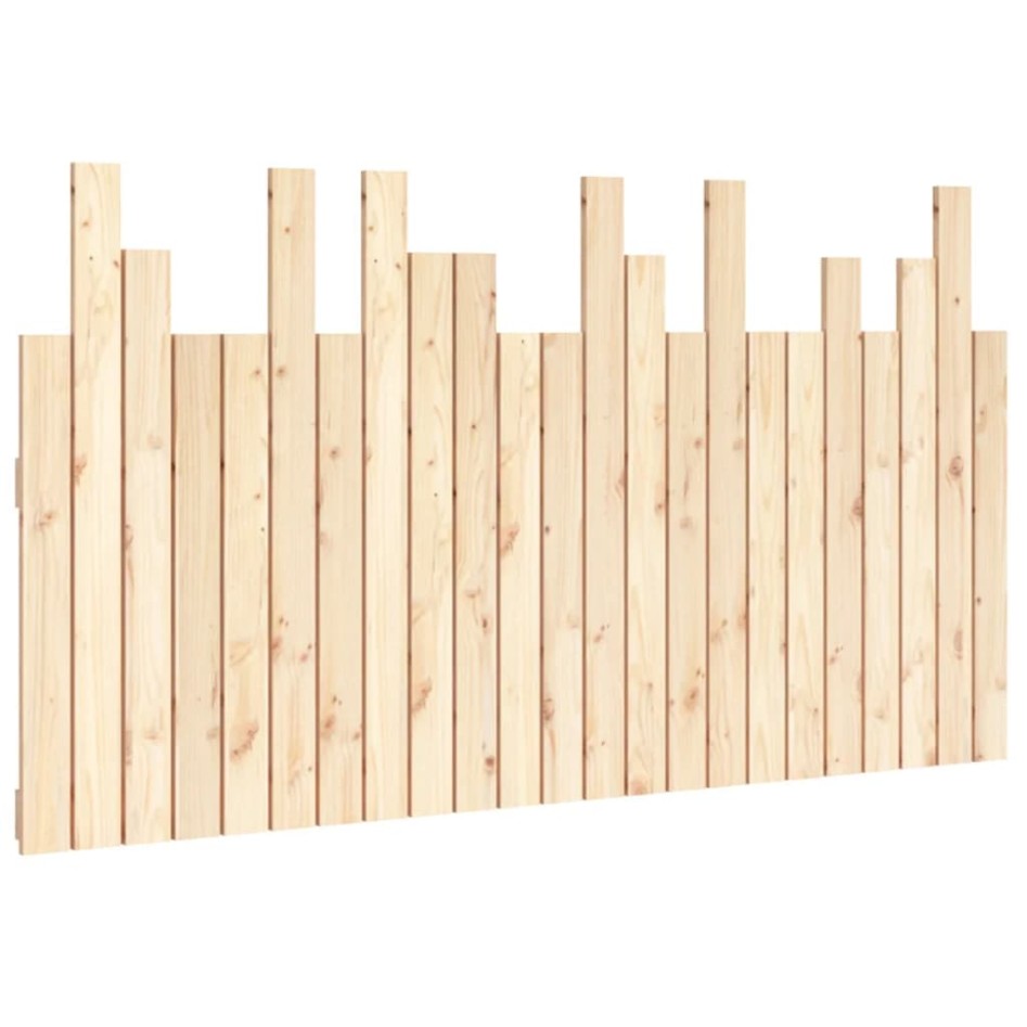Cabecero de cama de pared madera maciza de pino 146,5x3x80