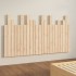 Cabecero de cama de pared madera maciza de pino 146,5x3x80