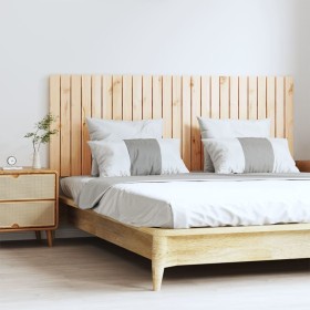 Cabecero de cama de pared madera maciza de pino 159,5x3x60