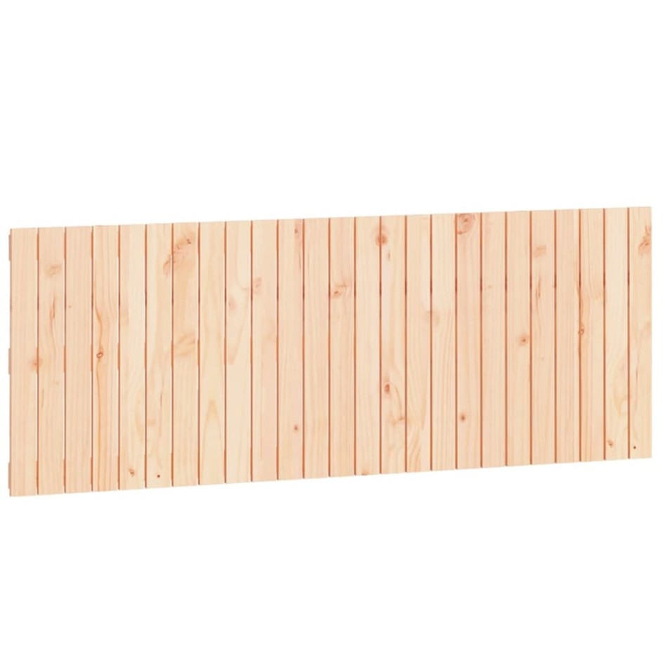 Cabecero de cama de pared madera maciza de pino 159,5x3x60
