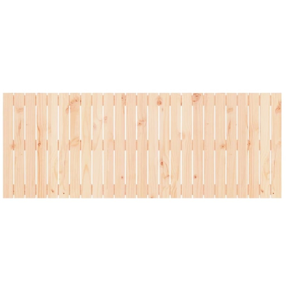 Cabecero de cama de pared madera maciza de pino 159,5x3x60