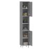Armario de baño madera contrachapada gris Sonoma 30x30x179