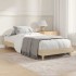 Estructura de cama sin colchón madera roble Sonoma 75x190