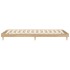 Estructura de cama sin colchón madera roble Sonoma 75x190