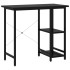 Escritorio para ordenador de MDF y metal negro 80x40x72