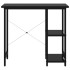 Escritorio para ordenador de MDF y metal negro 80x40x72